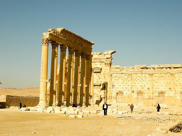 7. Temple of Bel (destroyed) - courtyard North wall