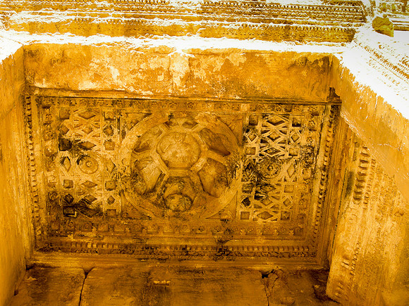 18. Temple of Bel (destroyed) - cella interior North adyton ceiling detail