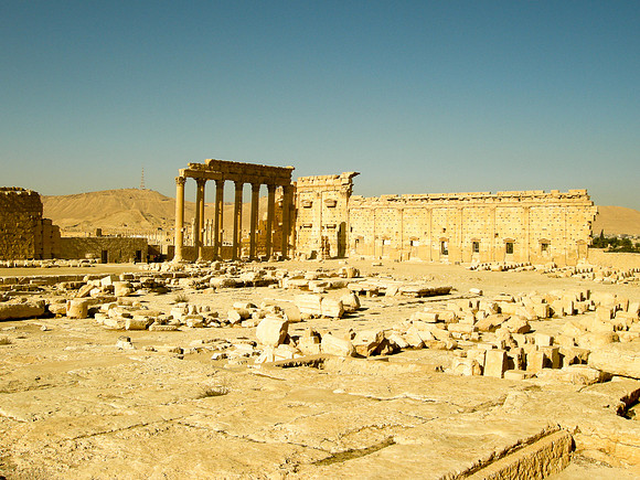 6. Temple of Bel (destroyed) - courtyard North wall