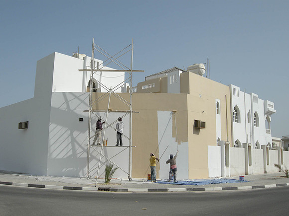 Dubai, Al Safa 2, painters