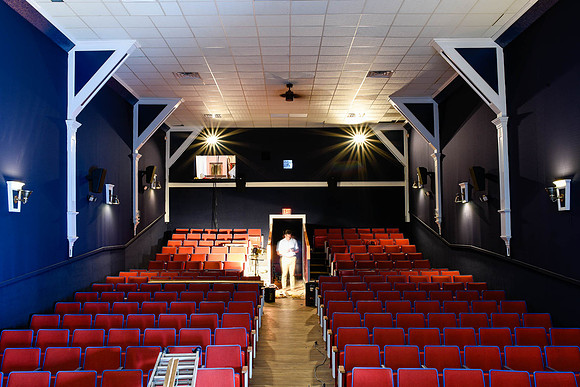 Final week: 2 days to opening: Mark Snider checking on progress. (June 17, 2015)