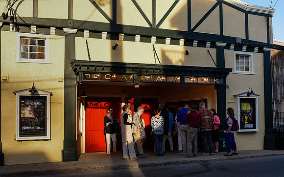 Queuing up on opening night, May 29, 2015.